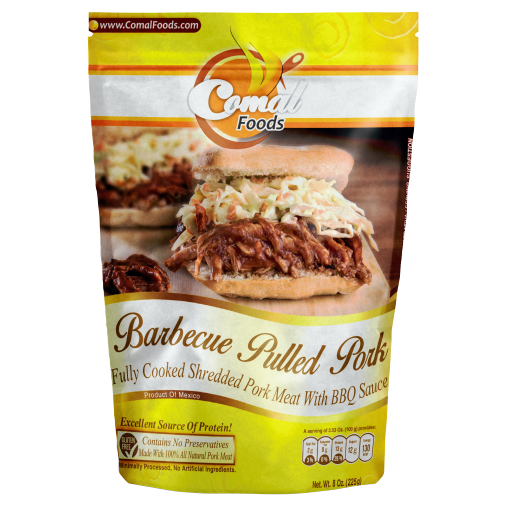 Comal Traditional Foods |Tasty and Flavorful Pulled Pork | Ready-to-Eat | No Gluten | Keto friendly| Mexican Food
