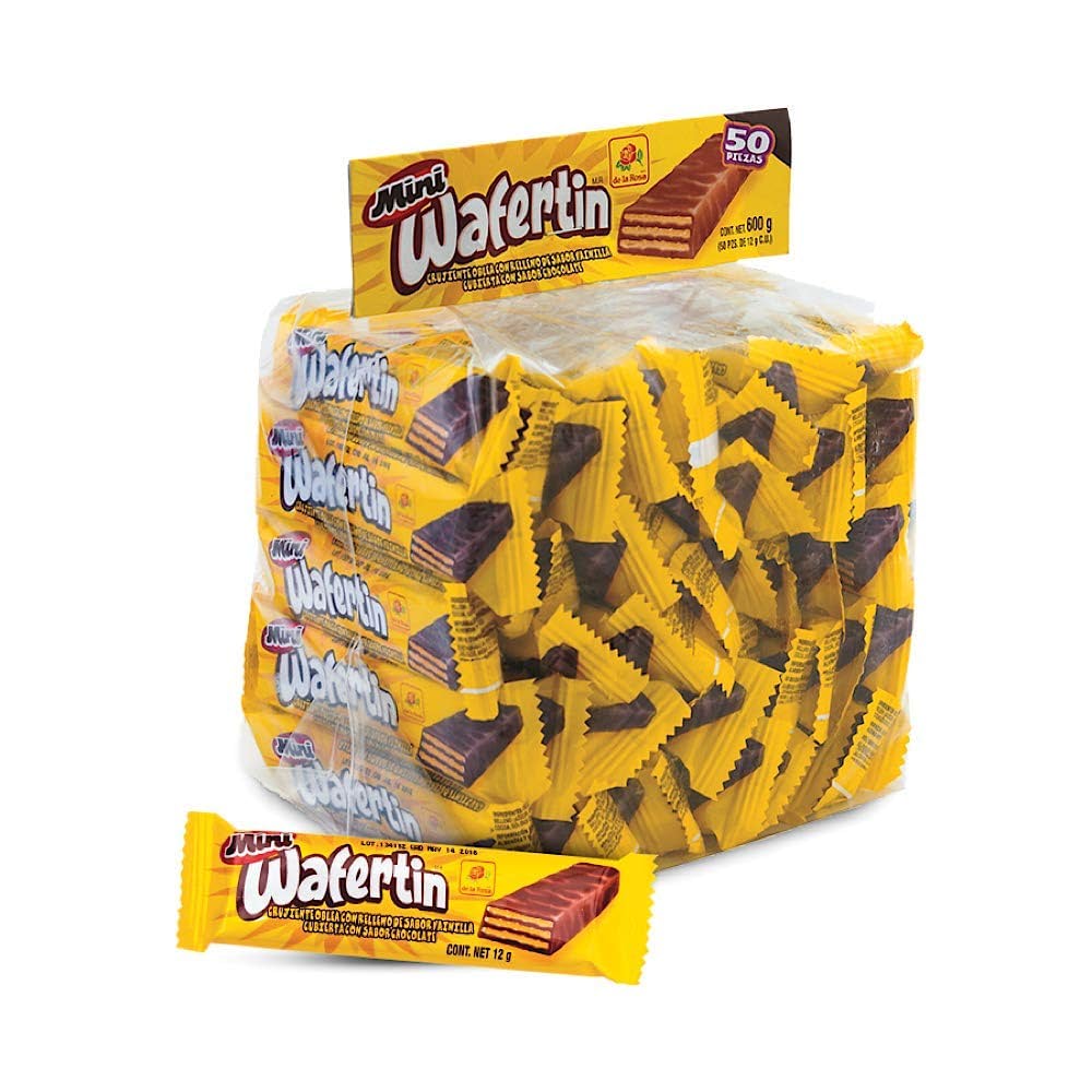 De La Rosa Mini Waferin Covered in Chocolate