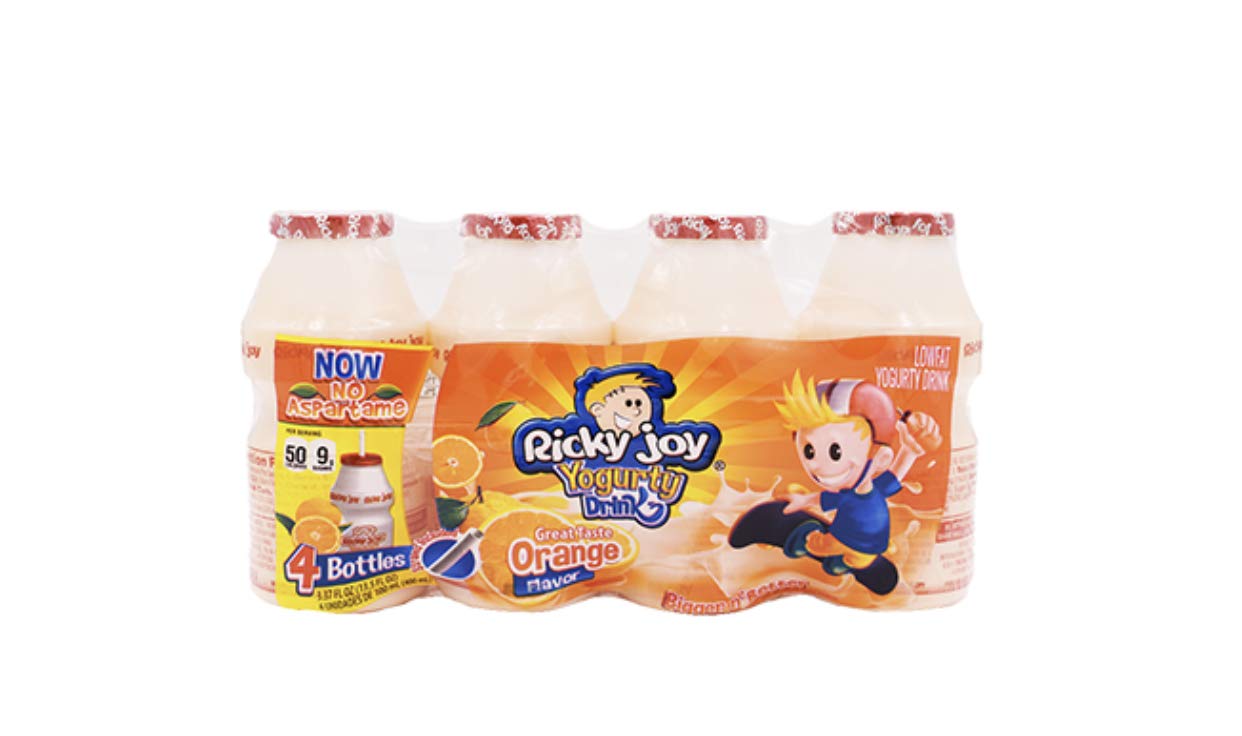 Yogurt Drink Probiotic Dailies 3.37oz each (Orange, Pack of 4) (Copy)